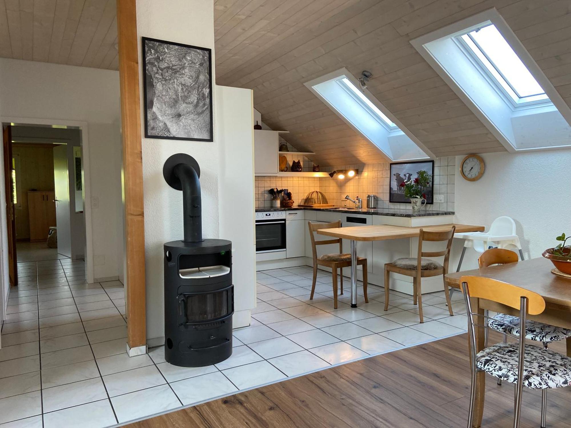 Naturnahe Familienwohnung Ruschegg ภายนอก รูปภาพ