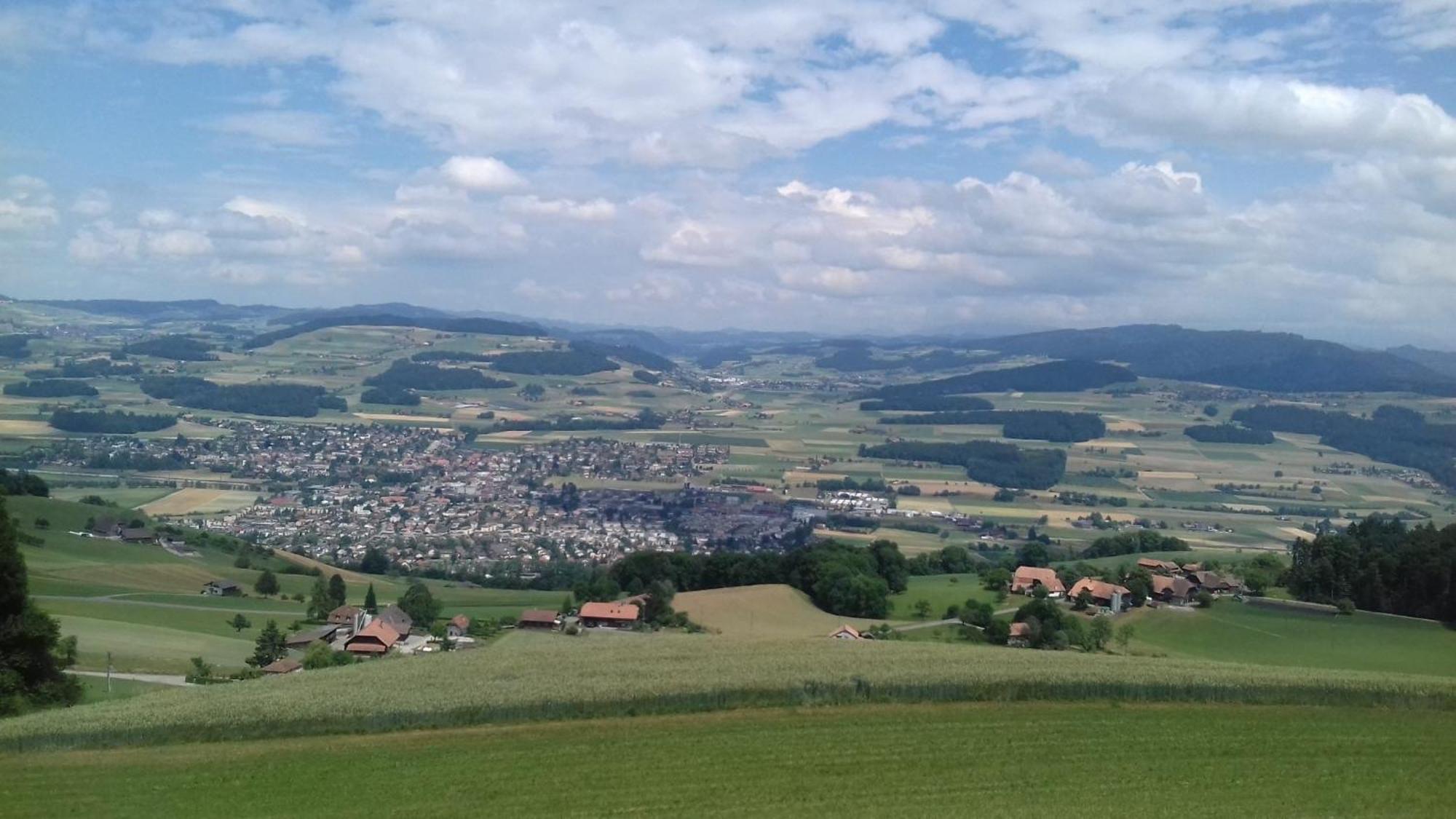 Naturnahe Familienwohnung Ruschegg ภายนอก รูปภาพ
