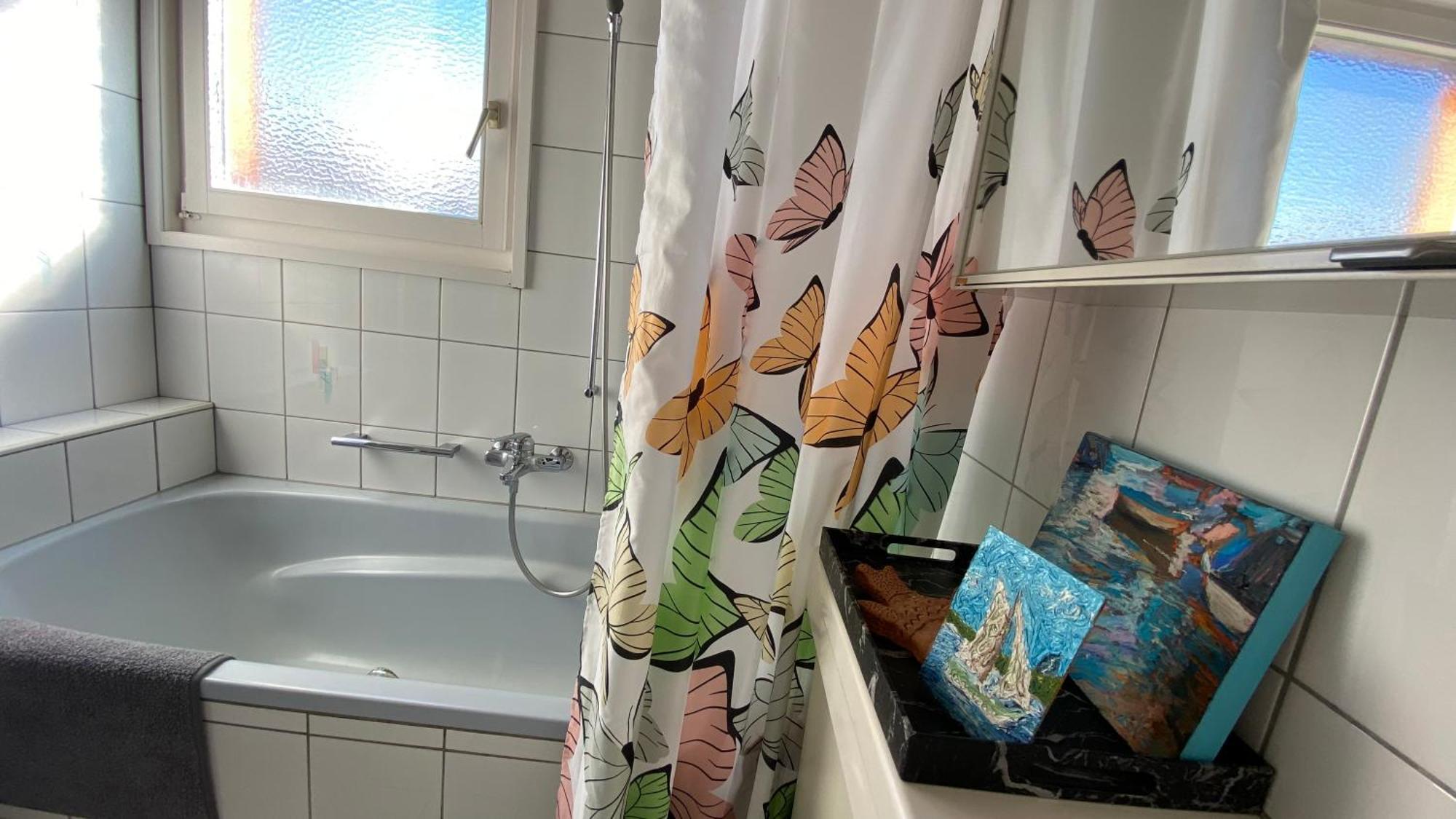Naturnahe Familienwohnung Ruschegg ภายนอก รูปภาพ